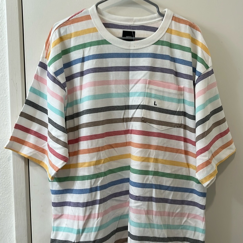 Vans pride large loose fit knit shirt